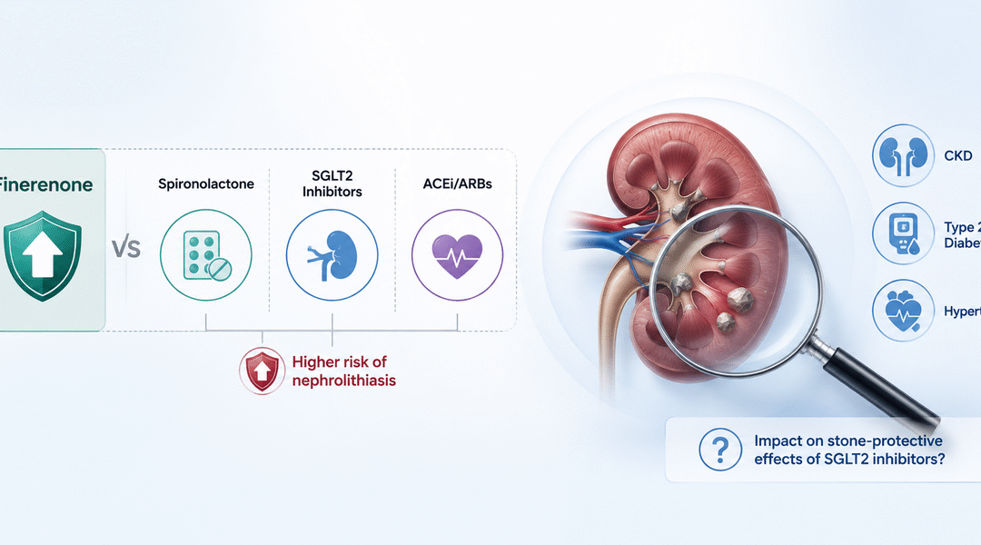 Finerenone and Nephrolithiasis Risk: Insights from Real-World Evidence